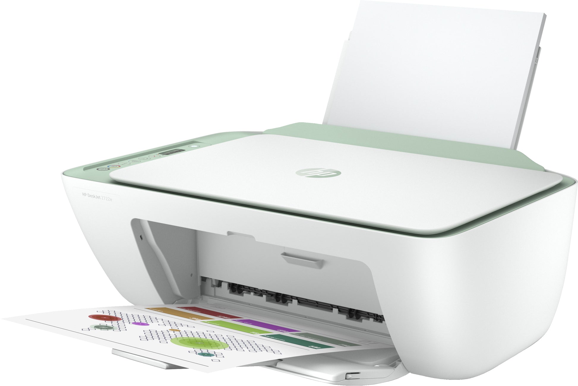 HP DeskJet 2722e 6-Farbtintenstrahl-Multifunktionsdrucker, A4, 3-in-1, Duplex, WLAN, AirPrint, Mopria