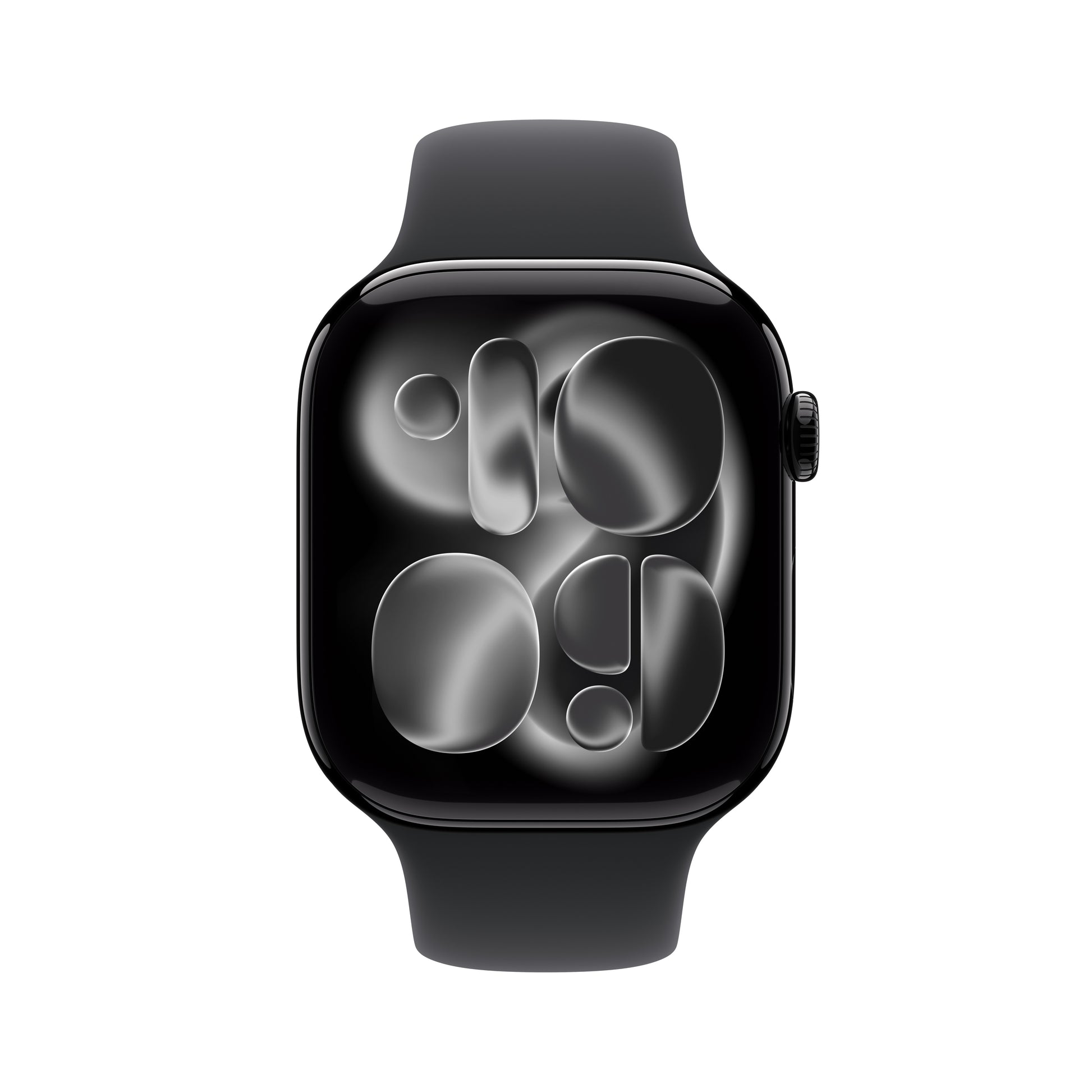 Apple Watch Series 11 46 mm GPS + Cellular – Aluminium Schwarz, Sportarmband Schwarz, S/M, 50 m, für iPhone