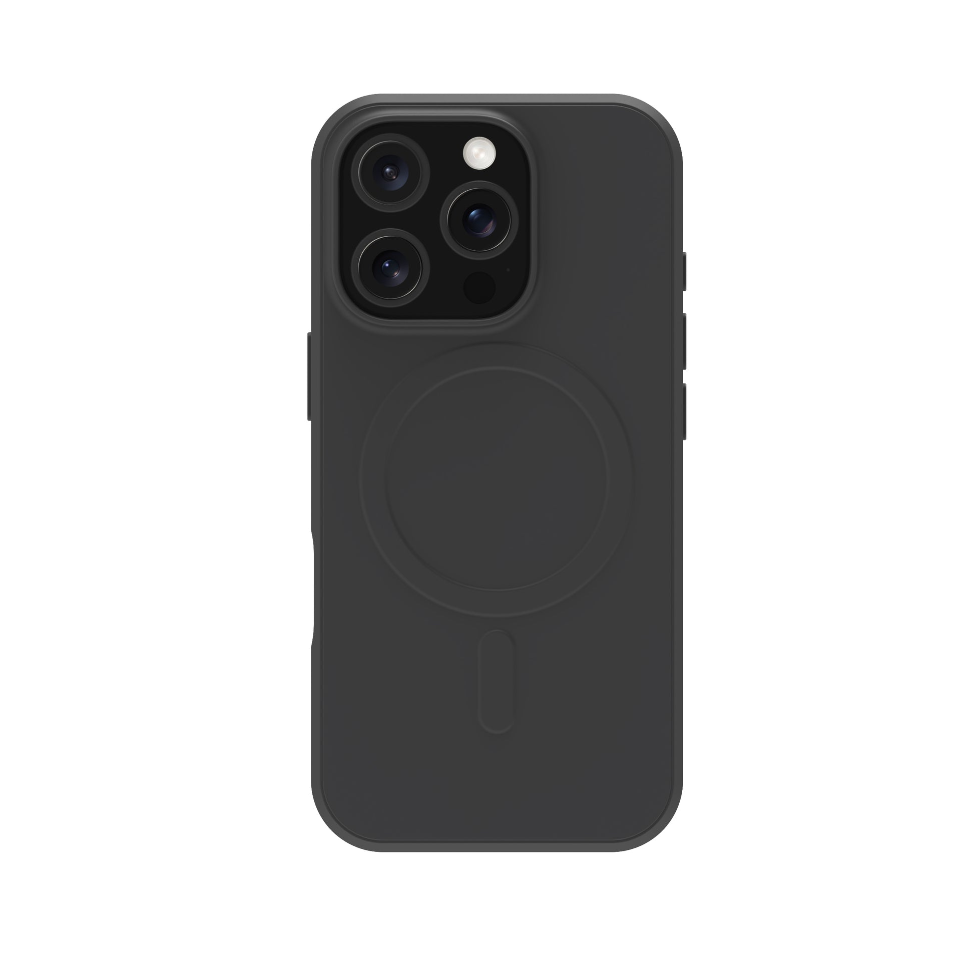 dbramante1928 Greenland Pro MS Rückcover – für Apple iPhone 16 Pro, Recycling-Kunststoff, Night Black