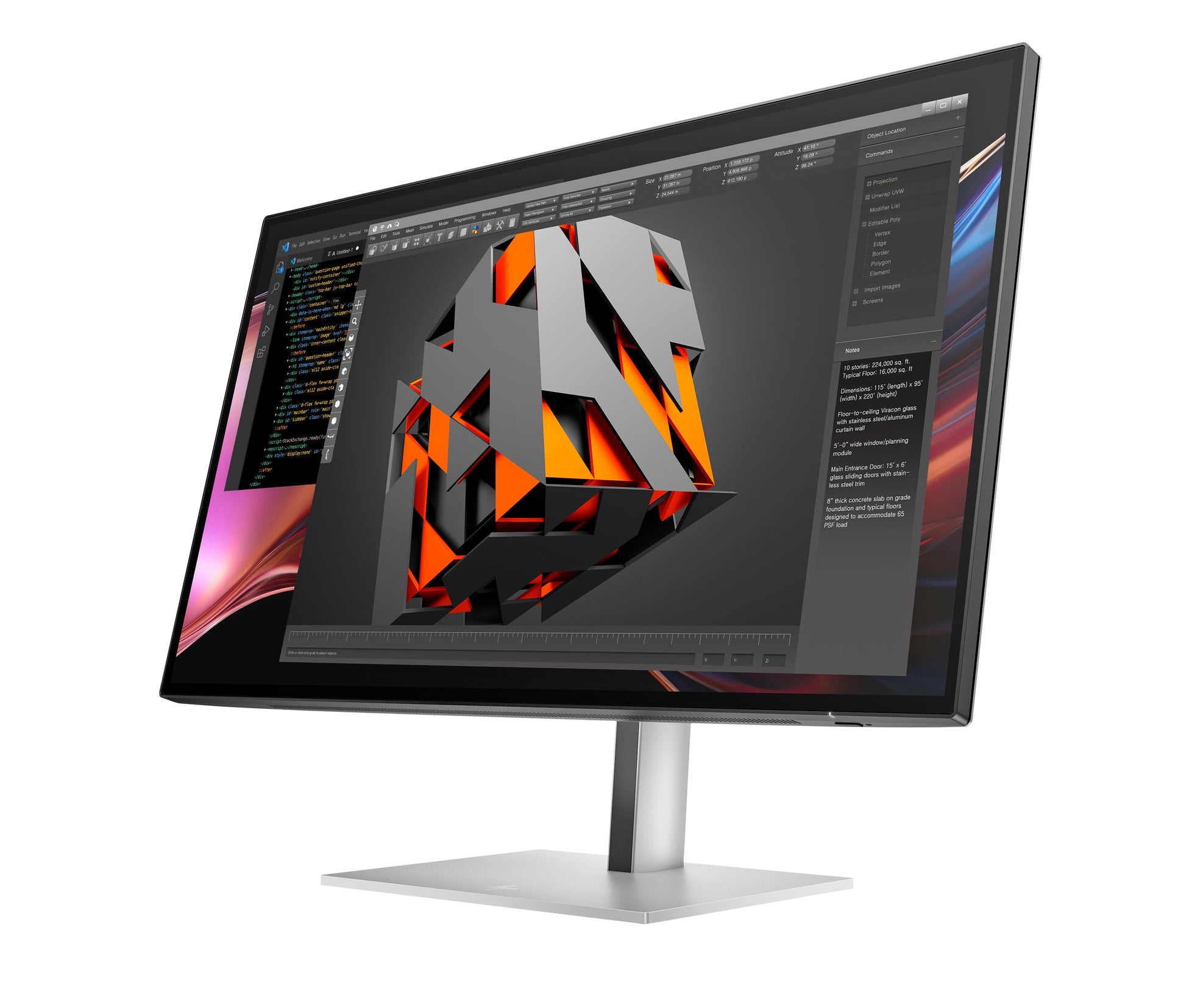 HP Series 7 Pro 727pu – Monitor, 27" WQHD (2560 × 1440), Thunderbolt 4