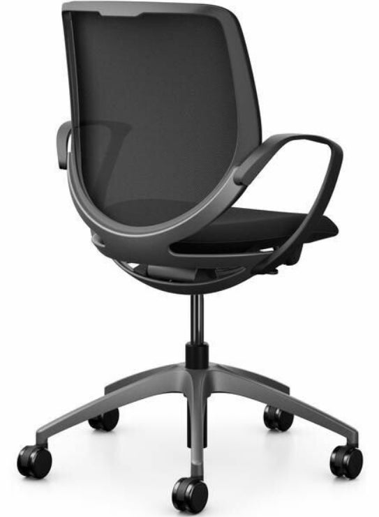 Giroflex Bürostuhl 313 – Sitzhöhe 39–51 cm, 120 kg, Schwarz