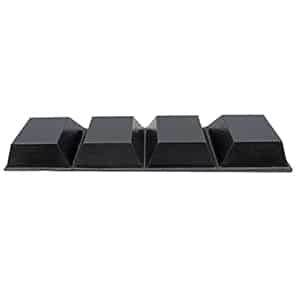 apg Solutions PK-17-5023 – Gummifüsse, Schwarz, Gummi