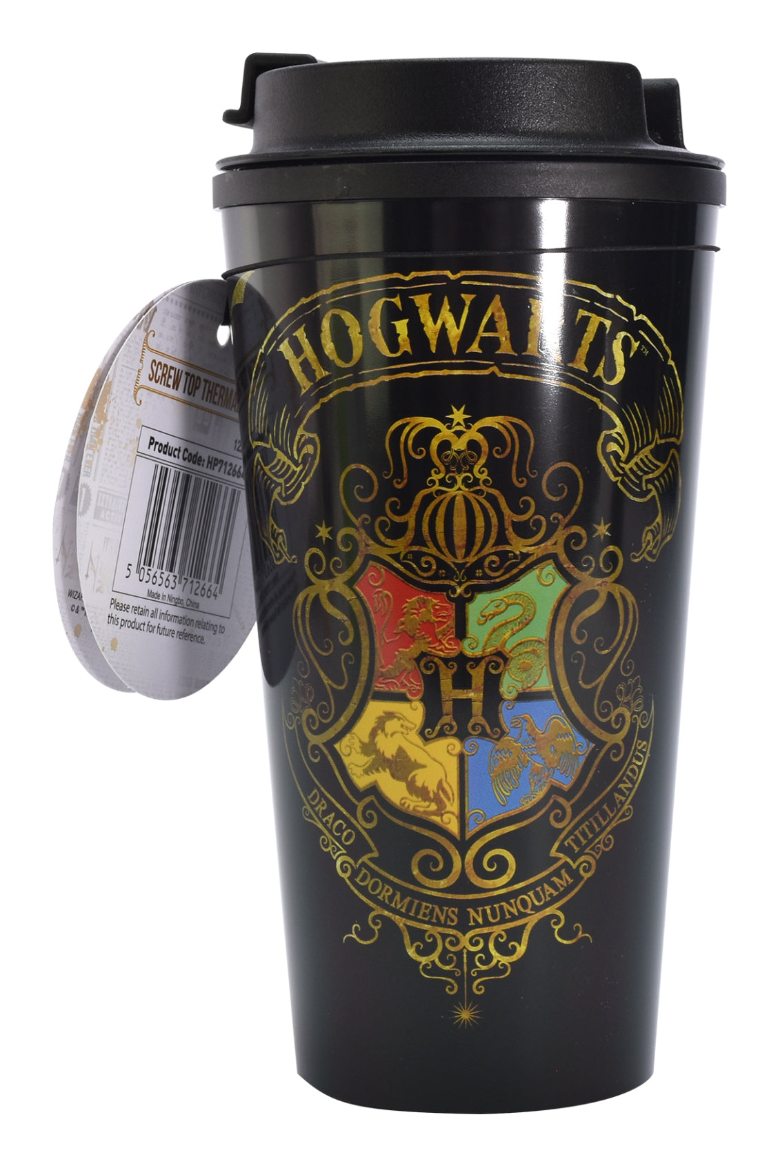 Thumbs Up Harry Potter Kaffeebecher – 450 ml, 9,0 × 6,3 × 18,4 cm, Keramik, mit Deckel (Flip-Top)