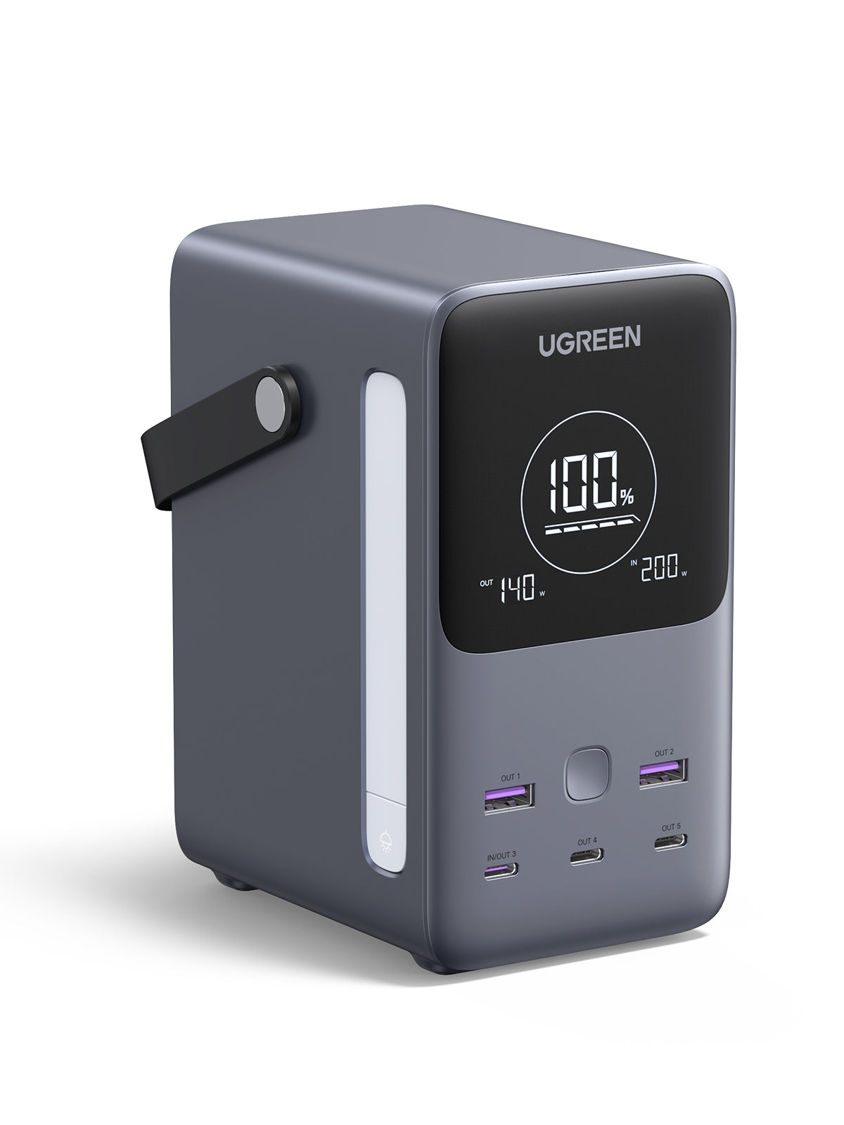 Ugreen Powerbank 48000 mAh, PD 140 W, Grau
