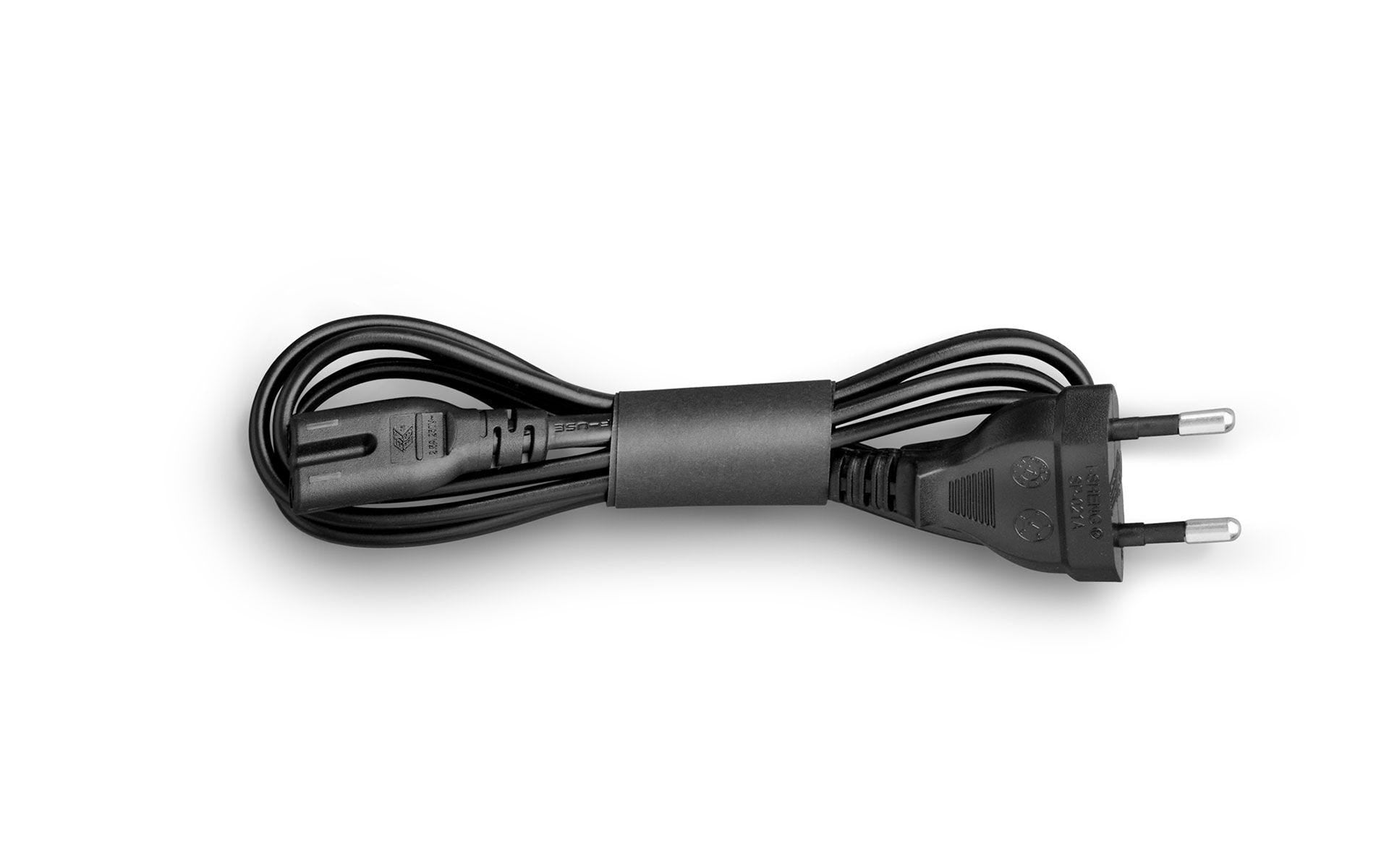 Wacom Netzkabel – Eurostecker (Typ C) – IEC C7, 1 m, schwarz, für Wacom Cintiq Pro 17
