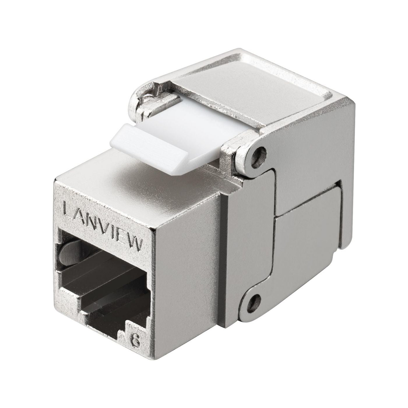 Lanview Keystone-Modul RJ45, RJ-45, Cat6 (F/UTP), 250 MHz, AWG 22/24 – metallisch
