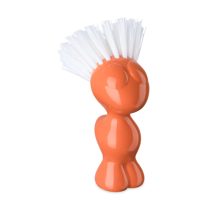 Koziol Abwaschbürste Tweetie – Kunststoff, 12,9 cm, Koralle, spülmaschinenfest