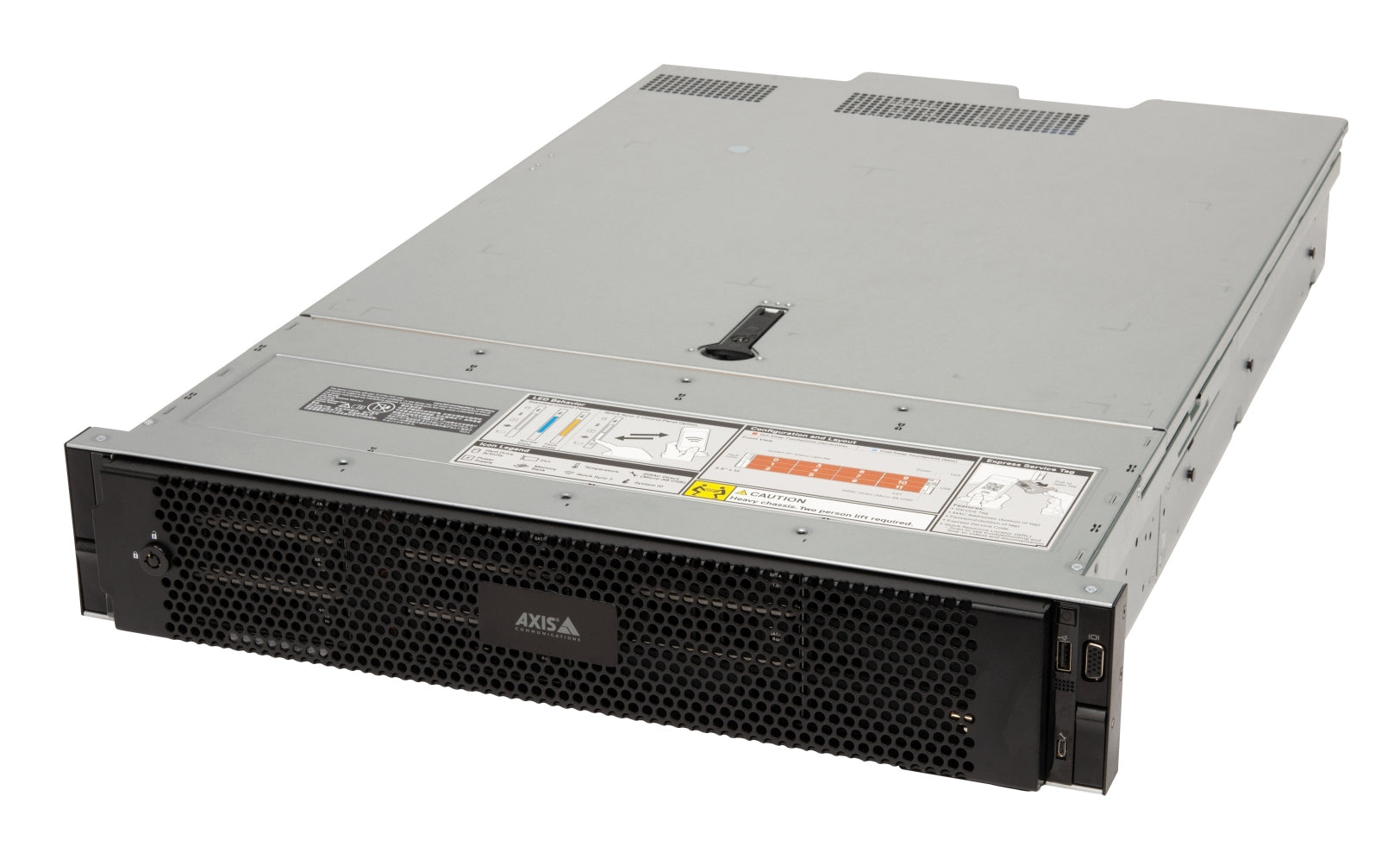 Axis S1264 – Rack 2U NAS – Intel Xeon Silver, Windows 10 IoT Core, 144 TB HDD vorinstalliert, für HDD