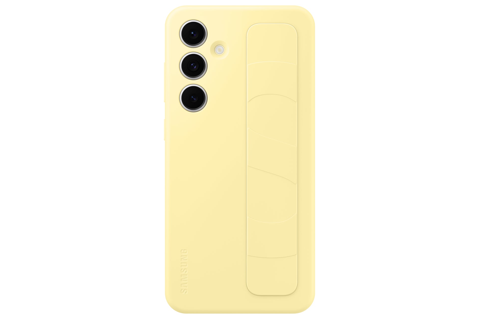 Samsung Backcover – für Galaxy S24 FE – gelb – Silikon