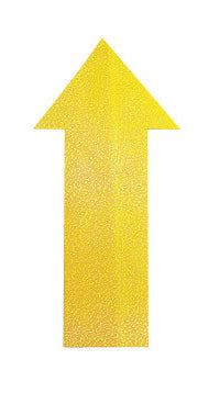 Durable Sicherheitskennzeichen (Bodenmarkierung) Pfeil – 100 × 200 × 0,7 mm, Kunststoff, Gelb, 10 Stk.