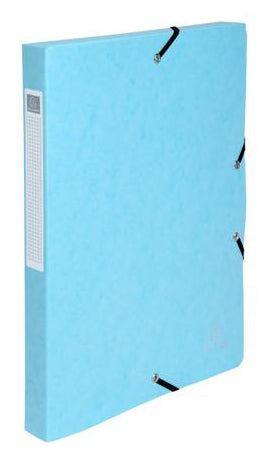 Exacompta Gummibandmappe Aquarel A4 – Karton, mehrfarbig, bis 200 Blatt, 5 Stk.