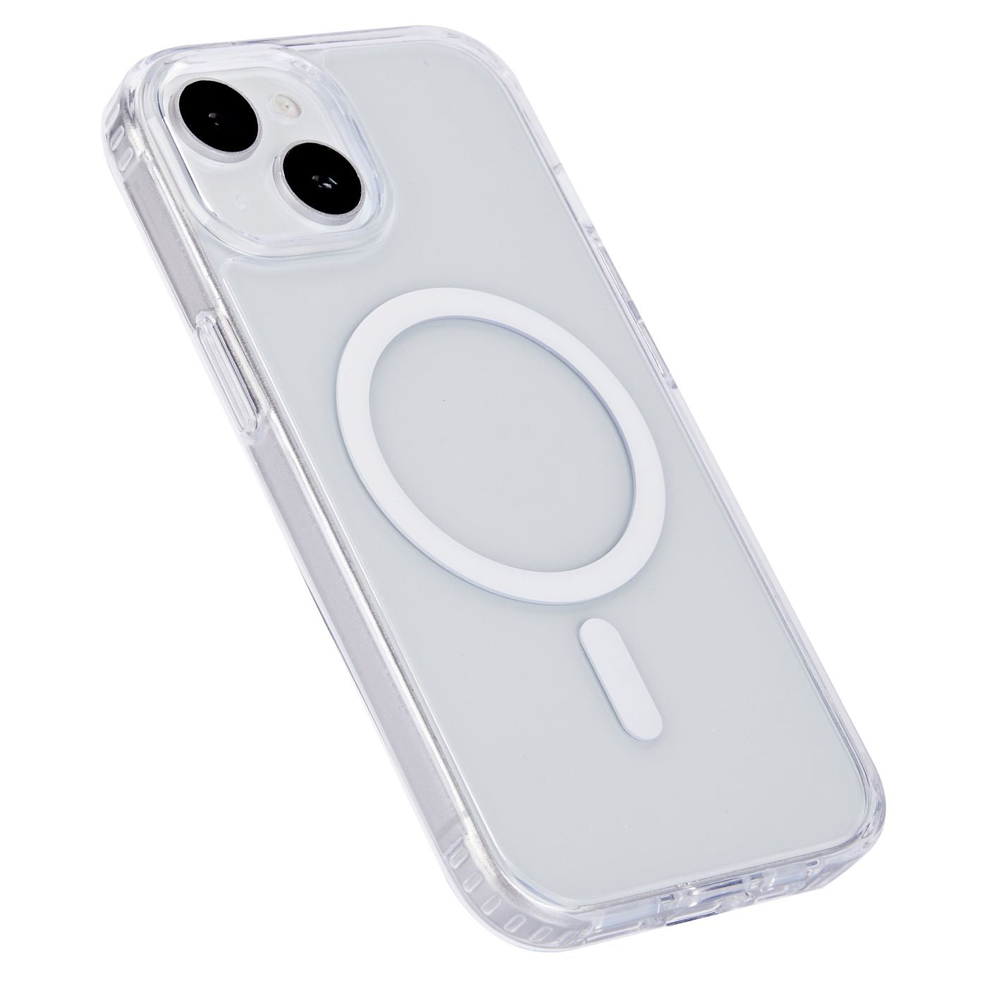 eSTUFF BERLIN Backcover – für Apple iPhone 15 Plus, MagSafe, TPU, Transparent, Stossfest