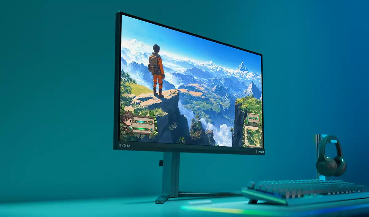 Philips 27M2N3800A/00 – Monitor, 27", 3840 × 2160 (UHD 4K), IPS, 320 Hz, 350 cd/m², Integrierte Lautsprecher, Grau