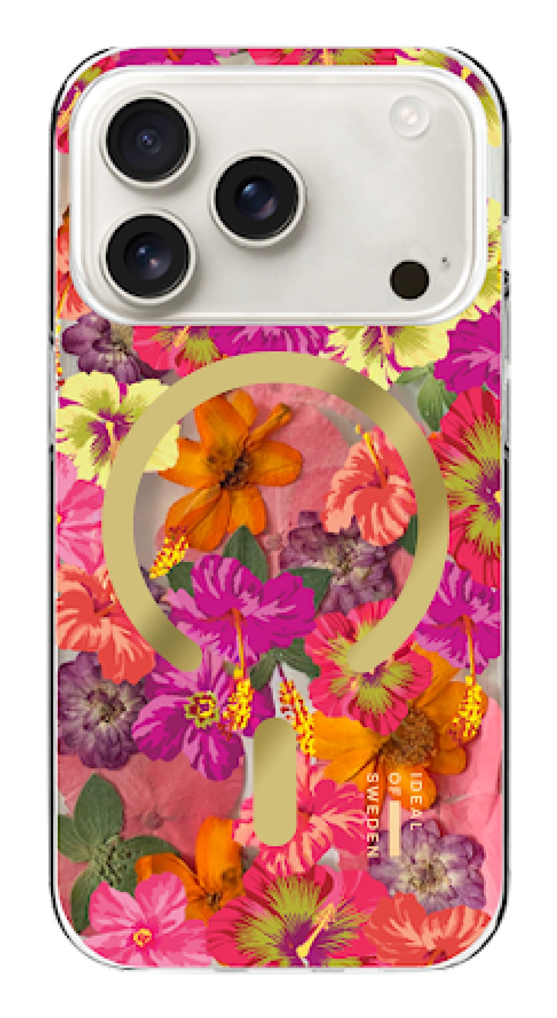 iDeal of Sweden Backcover – für Apple iPhone 13–16 (Auswahl), MagSafe, TPU, Transparent, Tropical Floral