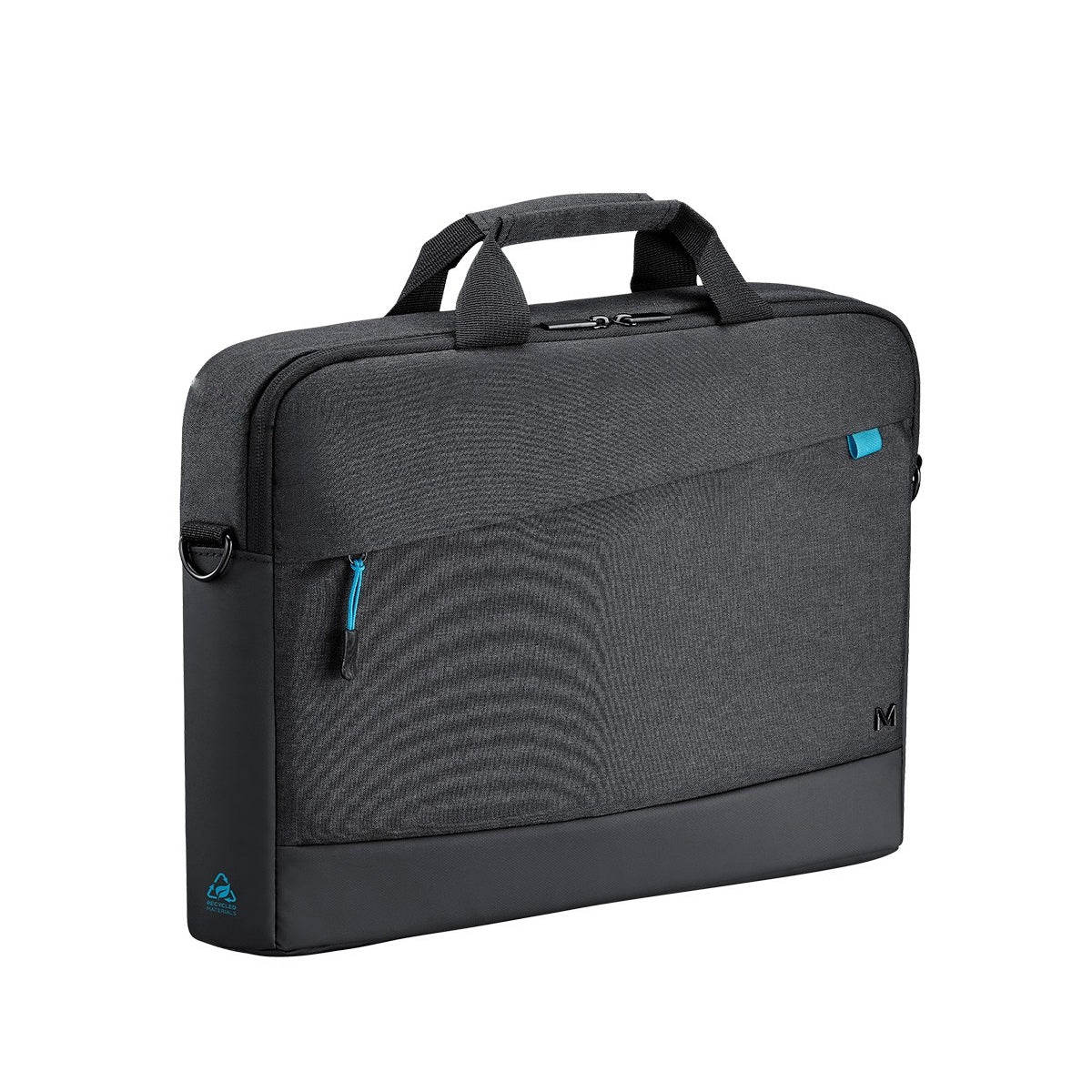 Mobilis Notebook-Tasche für Notebooks bis 16" – wasserdicht, 35% recyceltes Polyester – Schwarz