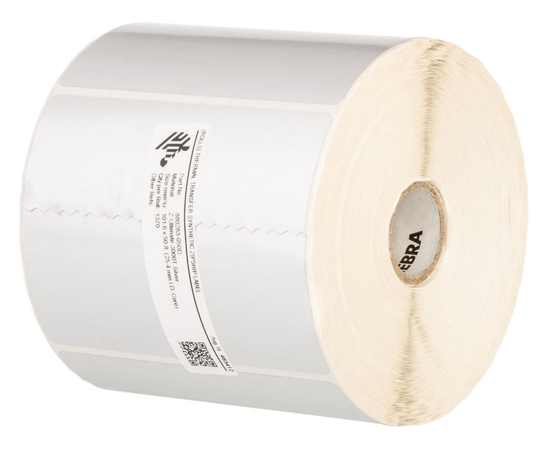 Zebra Etikettenrolle Z-Ultimate 3000T, 102 mm × 51 mm, silber