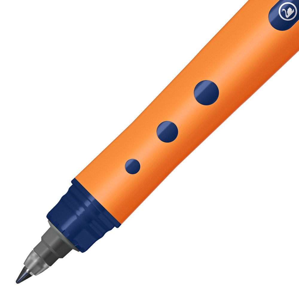 STABILO worker+ – Tintenroller, mit Kappe, 0,5 mm, blau, für Linkshänder