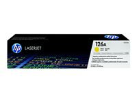 HP Toner 126A – Gelb, 1000 Seiten – für Farb-Laserdrucker/Multifunktionsgeräte