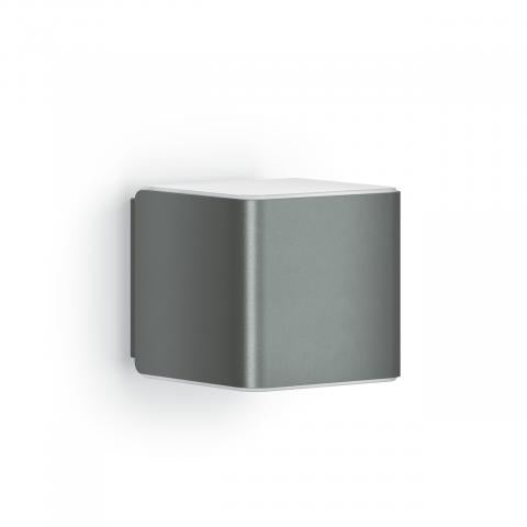 STEINEL Aussenwandleuchte – 319 lm, 9,1 W – Warmweiss, 3000 K – IP44 – Netzbetrieb – Anthrazit – Kunststoff