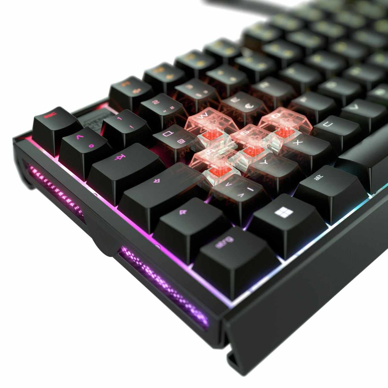 CHERRY XTRFY CHERRY MX 3.1 – Gaming-Tastatur – Mechanisch, Cherry MX Brown – Kabelgebunden, USB-A – RGB – Schwarz