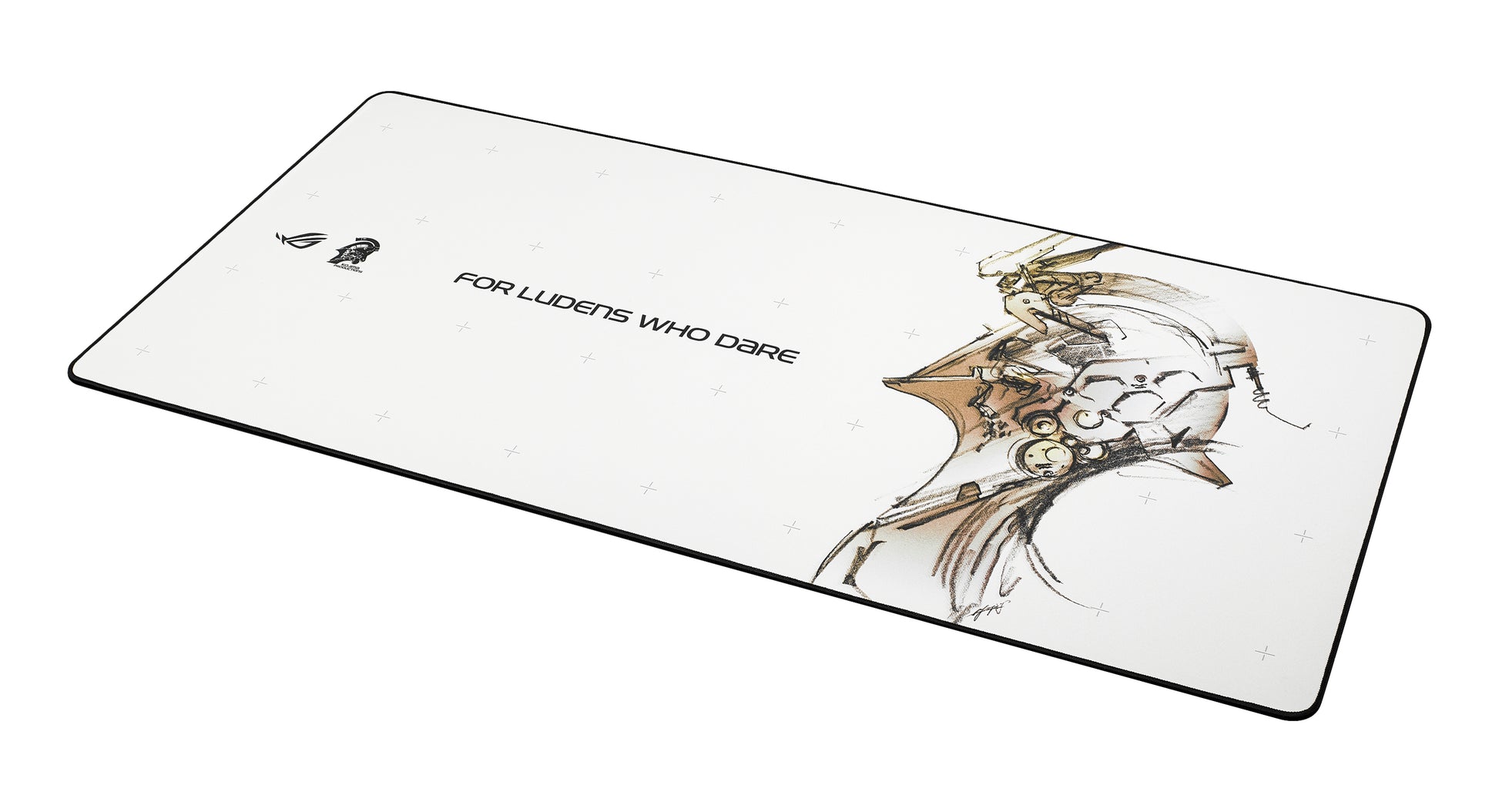 ASUS ROG Scabbard II XXL-KJP – Gaming-Mauspad – 900 × 400 mm, Gestickte Kanten, Mehrfarbig
