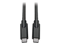 Tripp Lite USB-C auf USB-C Kabel – USB 3.2 Gen 1 (5 Gbit/s) – 3,05 m – Thunderbolt 3-kompatibel – Schwarz