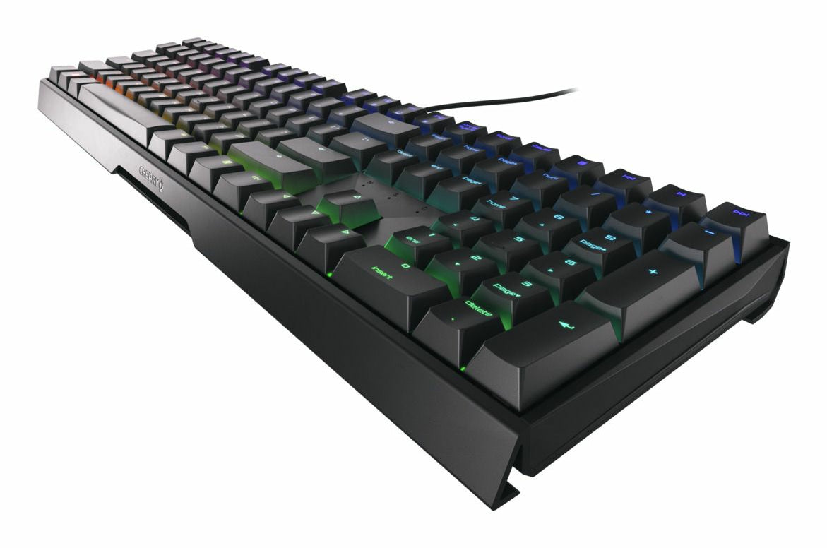 CHERRY MX Board 3.0S – Gaming-Tastatur – Mechanisch (Cherry MX Red) – USB-A kabelgebunden – Schwarz