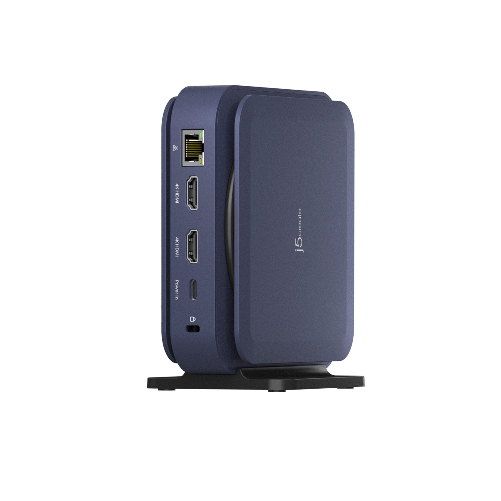 j5create JCD3196-N Dockingstation – USB-C, 2× HDMI, 2× USB-A, 3× USB-C, 140 W PD, GbE, für Windows/Mac
