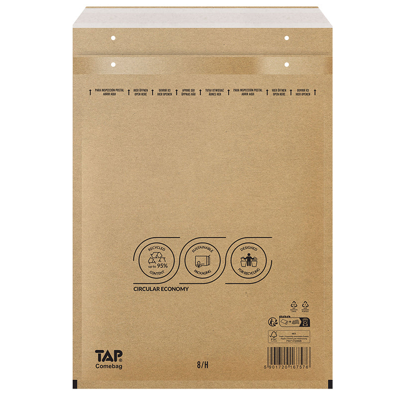 Antalis Luftpolstertasche – 270 × 360 mm, braun, selbstklebend – 100 Stück