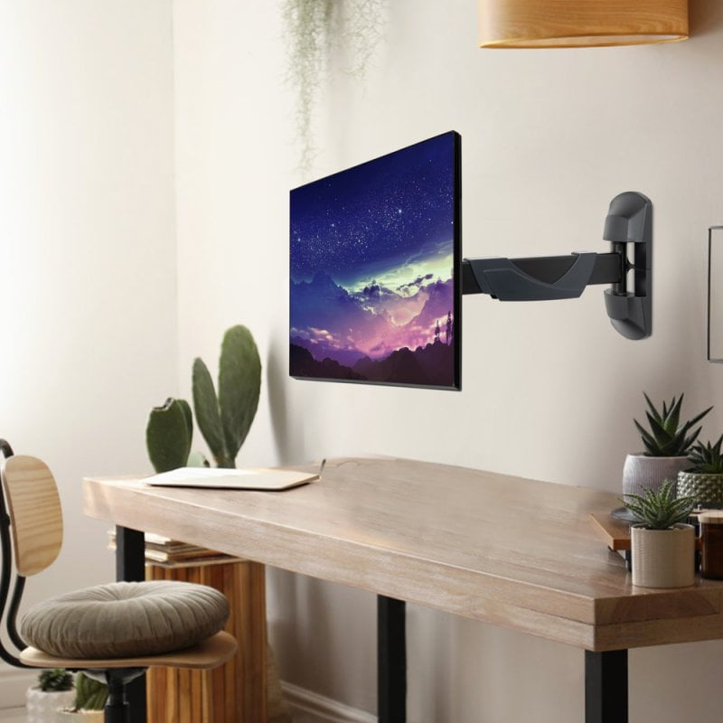 Lindy 40713 – Monitor-Wandhalterung – 1 Monitor – 10–26" – VESA 75×75/100×100 mm – bis 20 kg/Monitor – neigbar