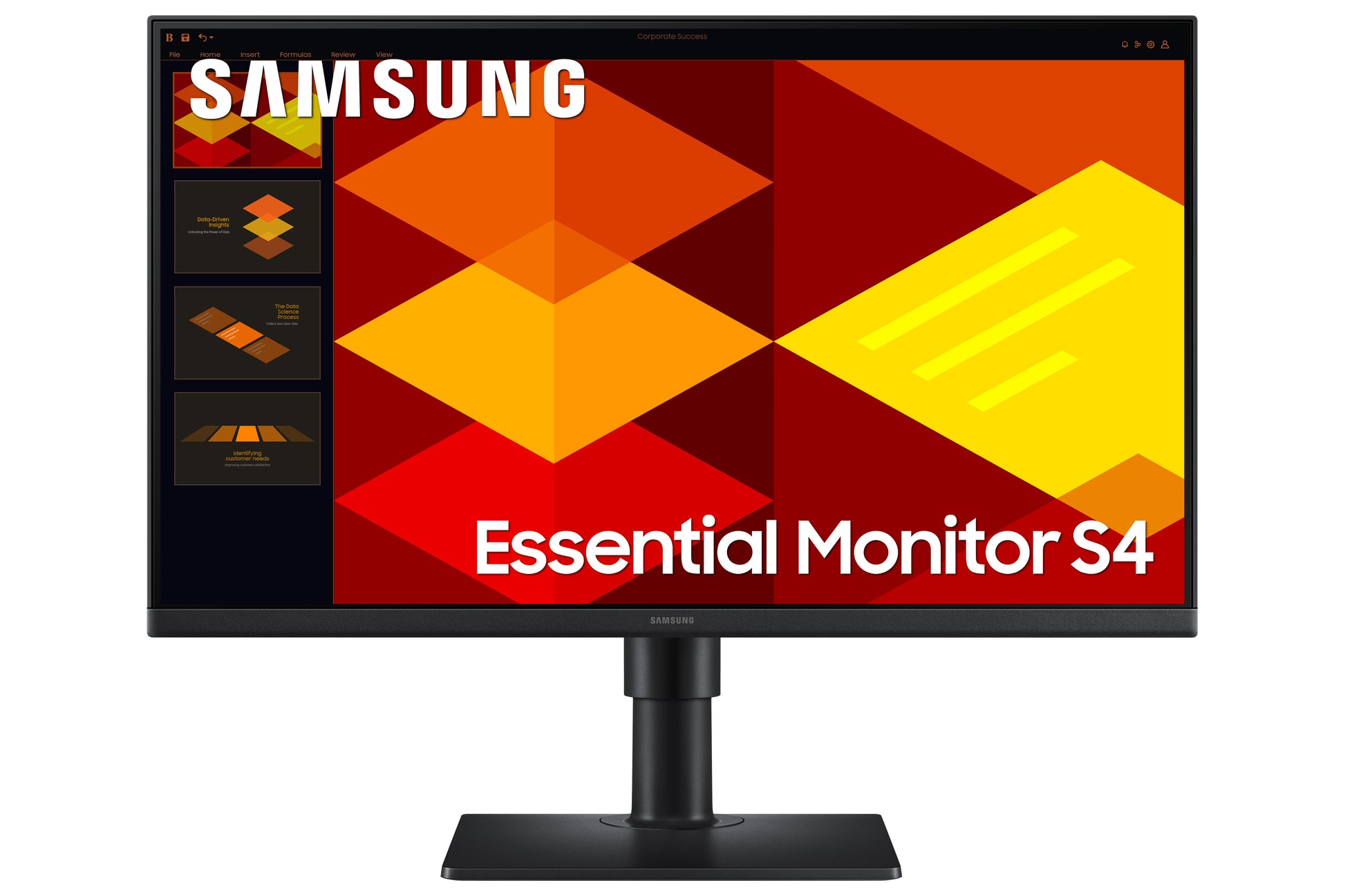 Samsung S24D402GAU24 – Monitor, 24", LCD, Schwarz