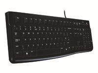 Logitech K120 – Tastatur, kabelgebunden (USB-A), US-Layout (EN) – für Windows & Linux