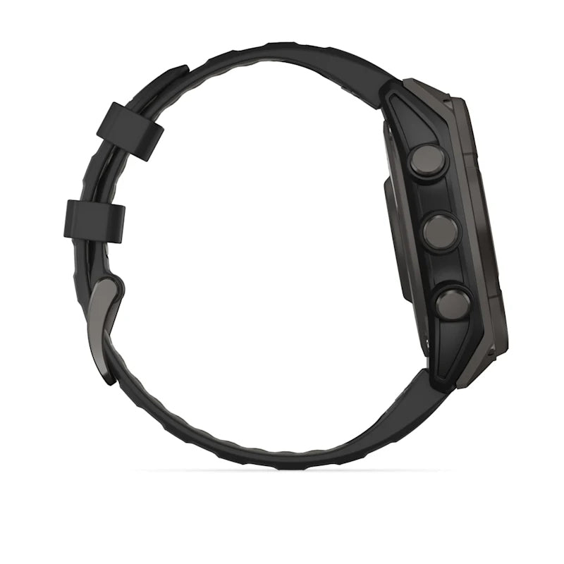Garmin Fenix 8 Solar Sapphire – GPS-Smartwatch – 47 mm, 1,3", GPS, Saphirglas, 100 m, Schwarz, Sportarmband