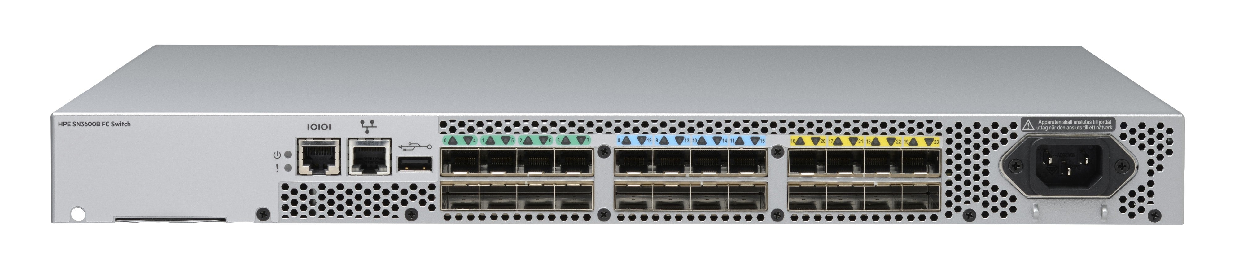 HPE SN3600B – Managed Switch – 1×10G, 24×SFP+, 1U