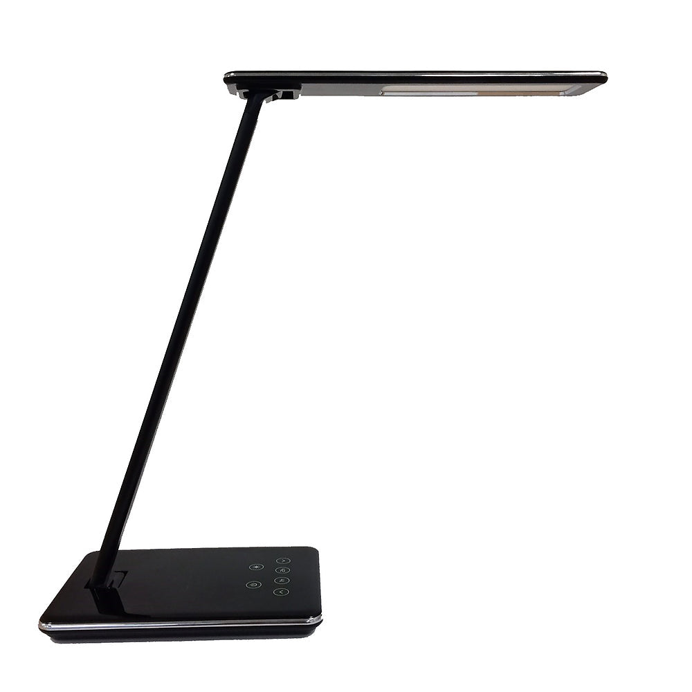 Unilux Tischleuchte LED LINKA – dimmbar – 2’800–5’600 K – 515 lm 6,4 W – schwarz