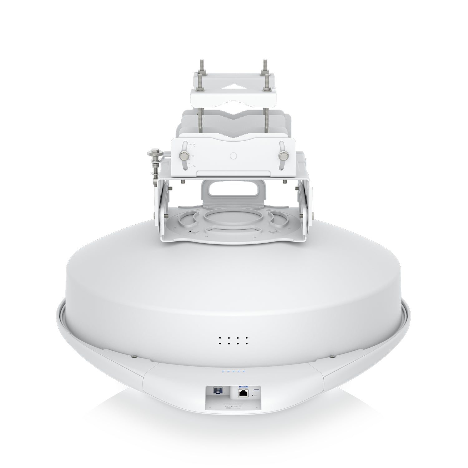 Ubiquiti airFiber 60 XR – 60 GHz Funkbrücke, 1× GbE, bis 15 km, 2,7 Gbit/s, IPX6, PoE, Weiss