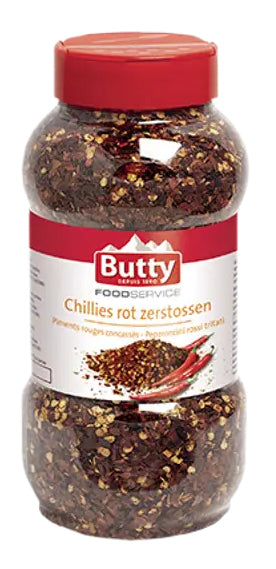 Butty Chili, rot, zerstossen – 330 g