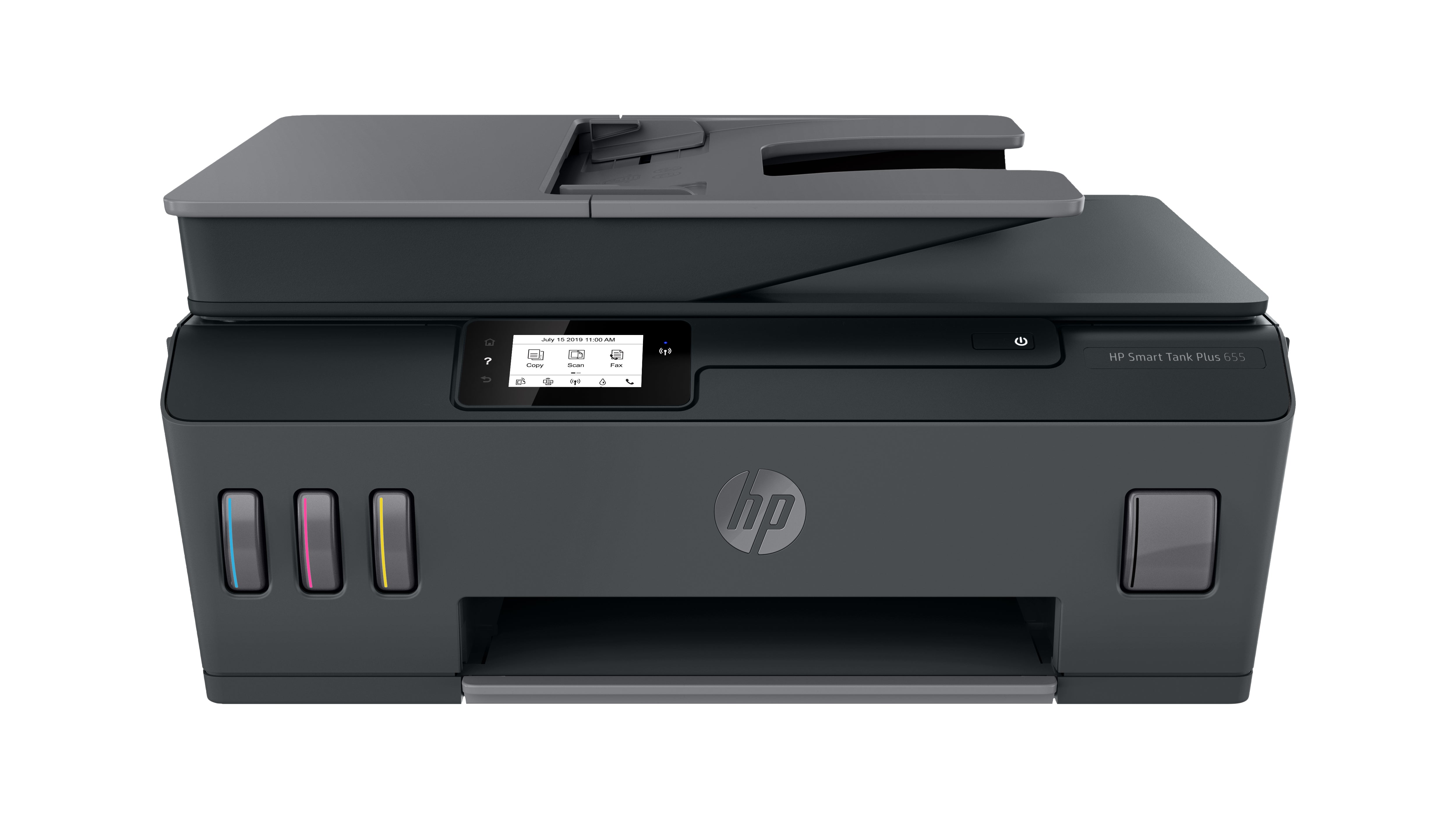 HP Smart Tank Plus 655 – Farbiges Tintenstrahl-MFP A4, 4-in-1 – USB/WLAN – Duplex, ADF – 11 S./Min. S/W, 5 S./Min. Farbe