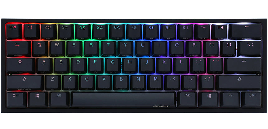 Ducky ONE 2 Mini – Mini Tastatur – Mechanisch, RGB – USB-A – QWERTZ (CH) – Schwarz