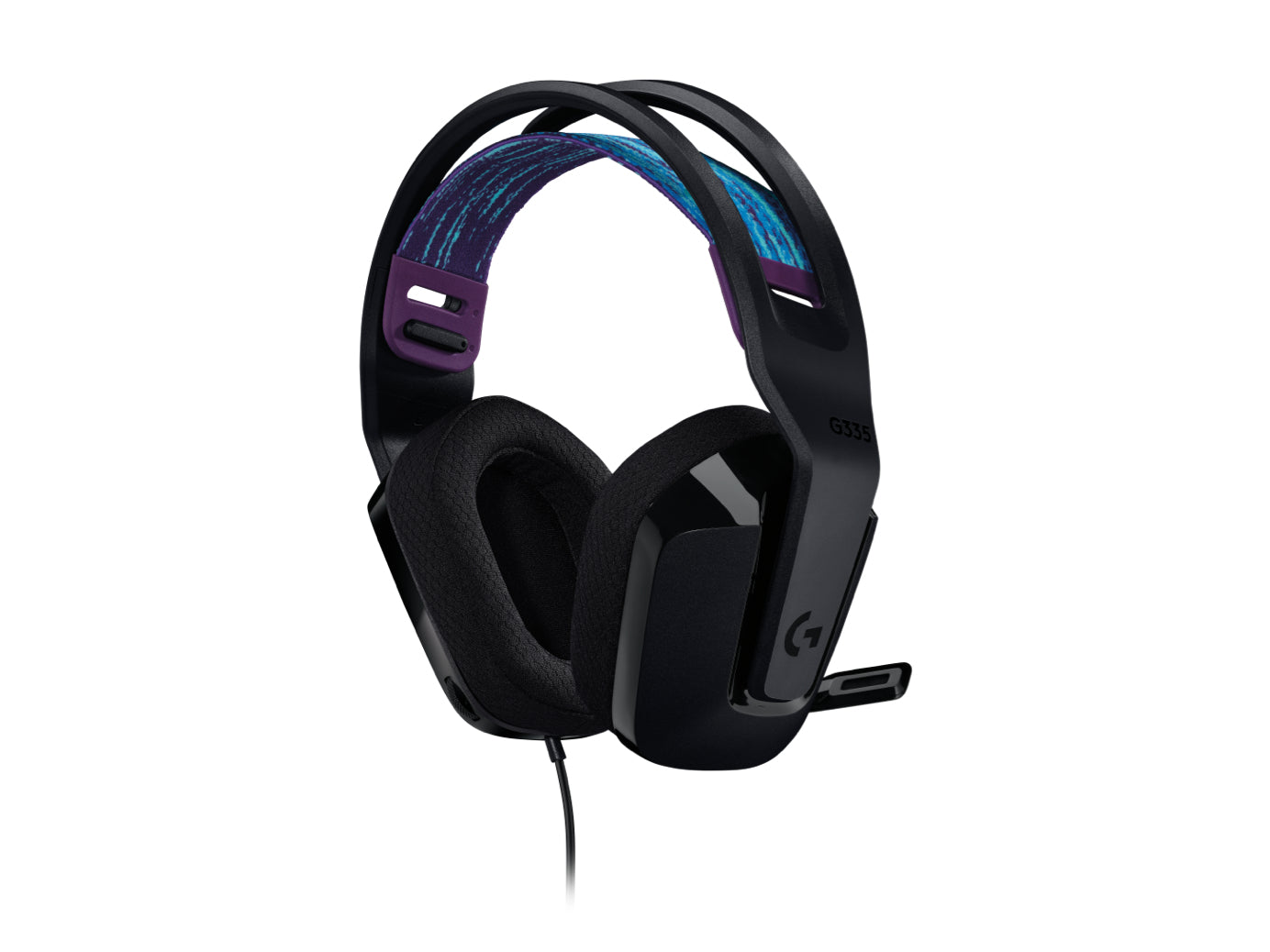 Logitech G G335 Gaming-Headset – Over-Ear, Stereo, Kabelgebunden, 3,5 mm Klinke, Schwarz