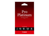 Canon Pro Platinum Fotopapier – glänzend, 100 × 150 mm, 300 g/m², 20 Blatt, einseitig – für Inkjet-Drucker