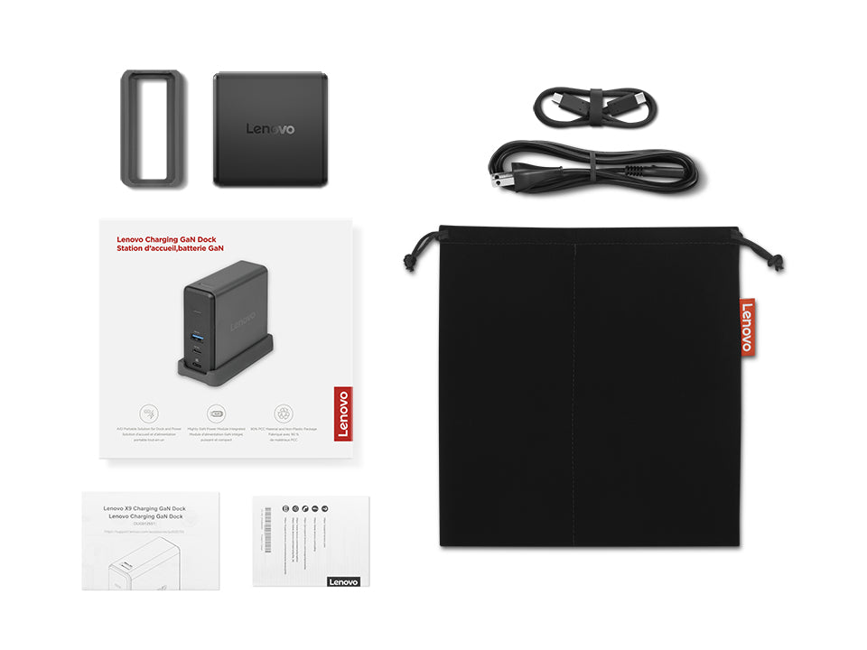 Lenovo Dockingstation – USB-C, 1× HDMI, 1× USB-A, 2× USB-C, 60 W PD, microSD