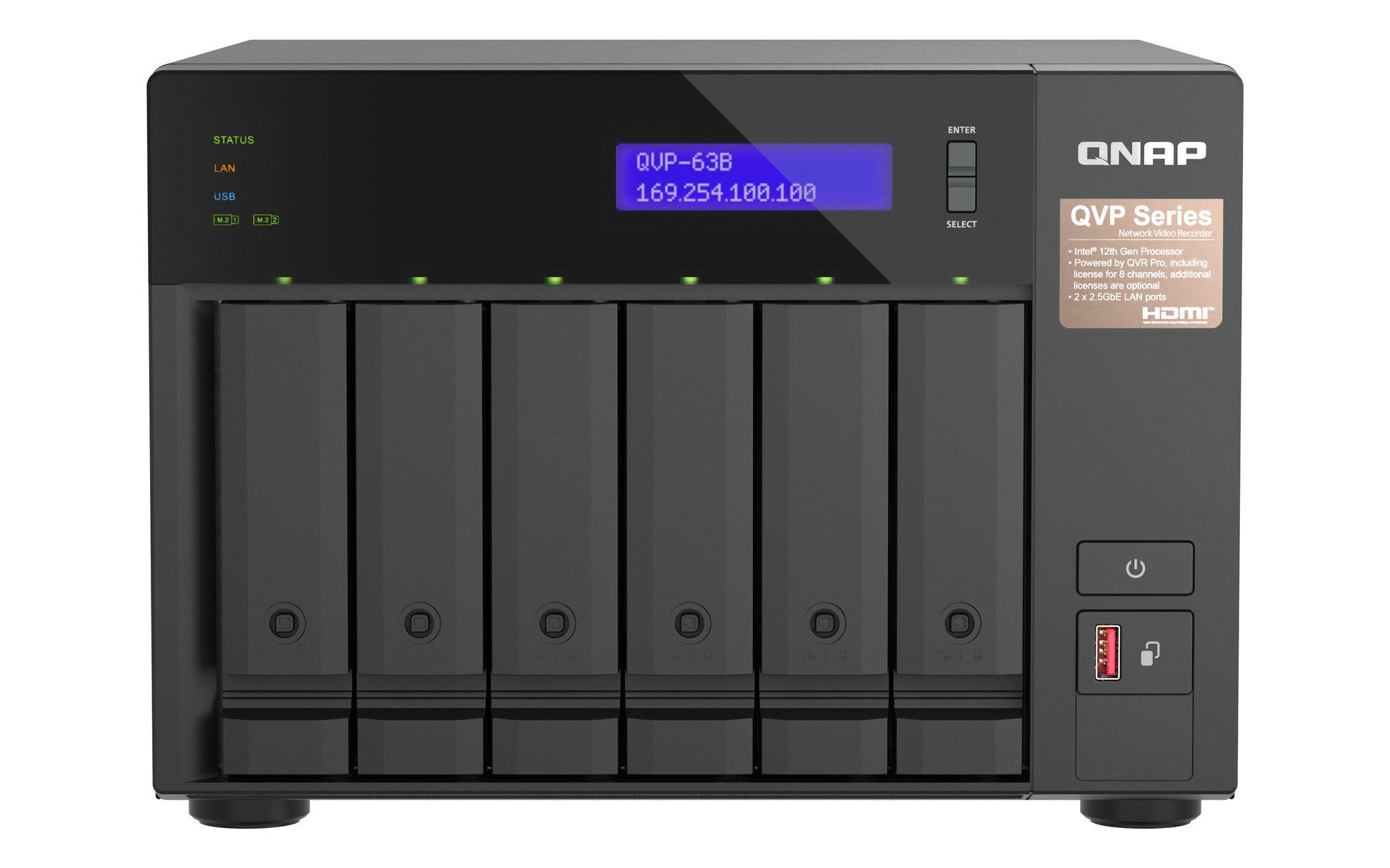 QNAP QVP-63B Allgemeines Speichergerät