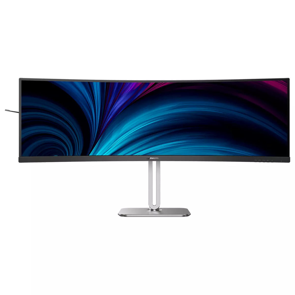Philips 49B2U5900C/00 – Monitor, 48,8", 75 Hz, 450 cd/m², KVM, Gebogen, Lautsprecher, VESA 100 × 100, Schwarz