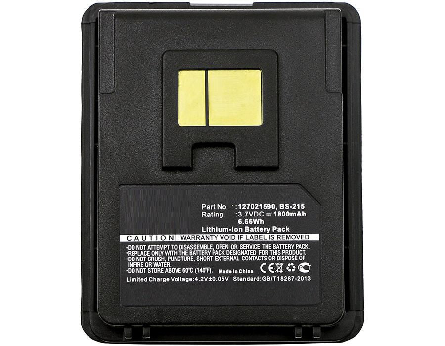 CoreParts Akku, 1'800 mAh, 3,7 V, Li-Ion, für Datalogic Mobile Scorpio, Schwarz