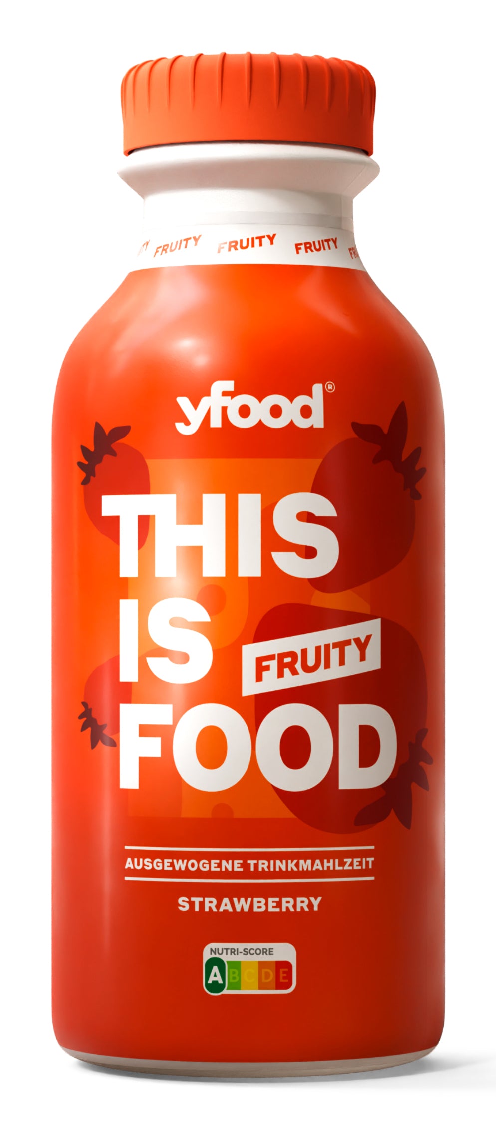YFood Trinkmahlzeit Erdbeere, glutenfrei, laktosefrei – 500 ml