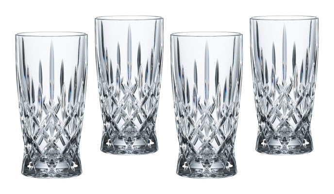 Nachtmann Trinkglas – 4er Set, 350 ml, Ø 7,5 cm, H 14,6 cm, Kristallglas, Transparent, spülmaschinenfest