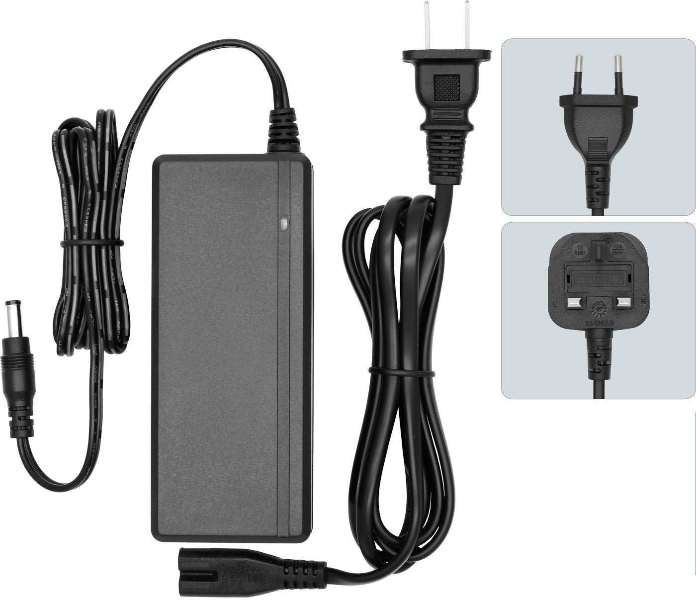 Capture CA-MTAC-12V5A-XX Netzteil 60 W – für 4-Slot-Ladegerät, EU-Stecker (Typ C), UK-Stecker (Typ G)