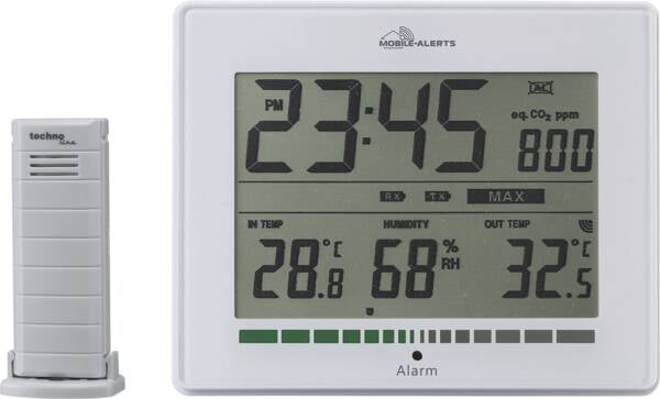 Technoline Mobile Alerts MA 10402 – Sensor – Temperatur, Luftqualität (CO2) – für Mobile Alerts (Gateway)