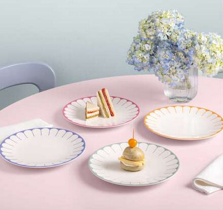 Villeroy & Boch Fleur Speiseteller – Porzellan, Grün, Rund